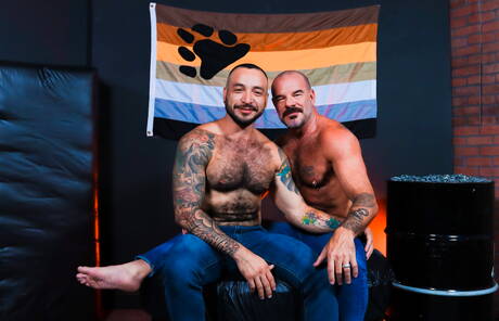 Venezuelan Hairy Bear Julian Torres And American Stud Jack Dyer Fuck