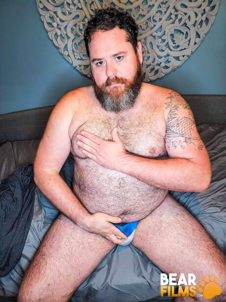 Gay Bear Bjorn Johnsson Playing With Dick