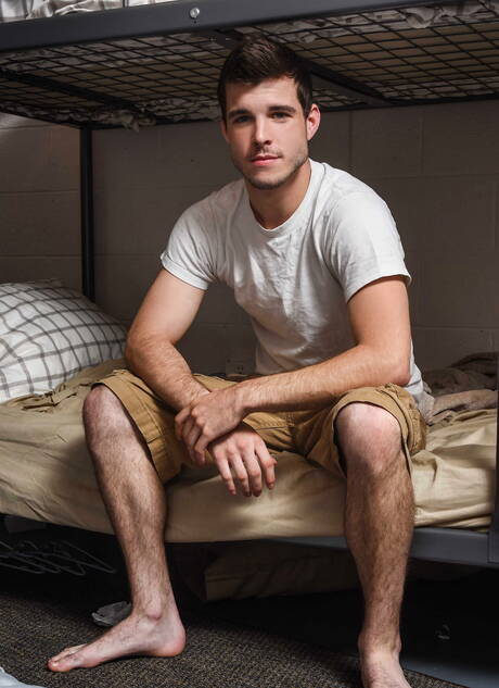 Famous americans, beefy Noah Jones and superstud Will Braun fuck ass after sucking dick