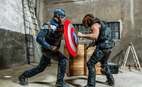 American muscular Alex Mecum and english well-built Paddy Obrian have a good sex