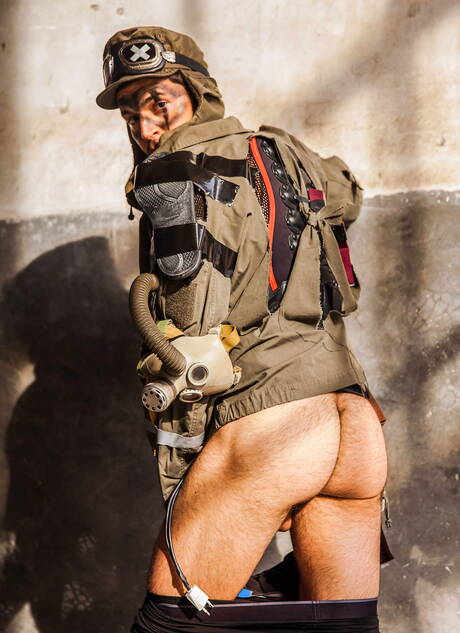 Spaanse otter Dario Beck en Slowaakse gespierde Jay Roberts zijn dol op elkaar