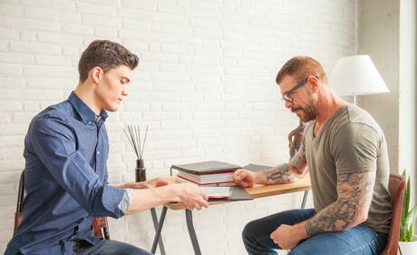 Luke Tyler and american superstud Rocco Steele banged each other