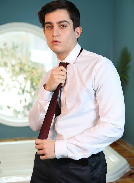 Famous americans, hunk Jacob Ladder and hunky guy Roman Todd in hard anal sex in bathroom