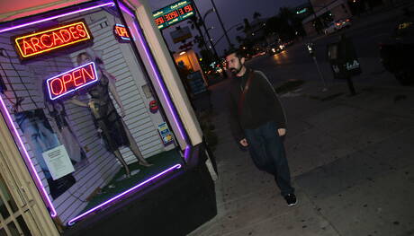 Superstud Geoff Gregorio and black superstud Deepdicc in hot interracial ass fuck action outside