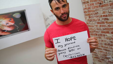 Two american dudes hairy stud Alex Mason and beefy Ray Diesel fuck after  interracial blowjob