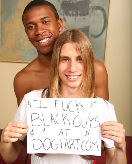 Superstud Alexander James and superstud Hans Wunderkint have interracial anal sex