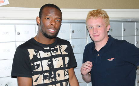 Black pretty boy Intrigue and tough guy Kevin Michael make an interracial love