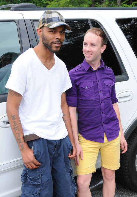 Blacks on Boys: Ebony well-built Dee Truth and superstud Jayden Jones make an interracial love outside