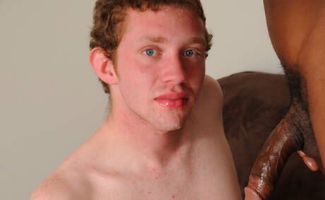 Hunky guy Alex Grey and black young boy Intrigue in hard interracial anal sex outside