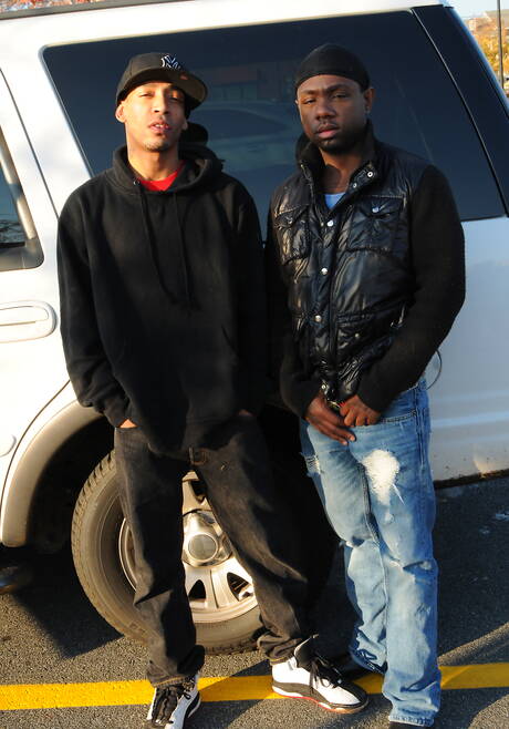 Blacks on Boys: Sexy guys Isaac Conn, Kannon and Thugzilla in hard interracial 3some sex outside