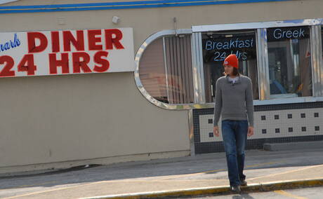 Hot twink Devon Michaels and beautiful boy Ty in hot interracial anal sex outdoor