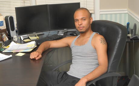 Sexy buddies Trapboyy, Wanted and Xenar have a hot interracial 3some sex