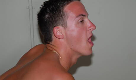 Well-built Colby Fender and muscular Jason White have interracial anal sex