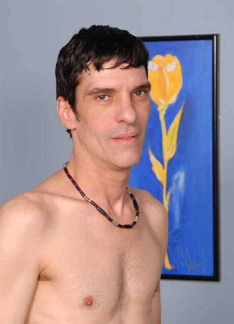 Beautiful guy Scott Daniels and beautiful buddy Titan fuck after  interracial blowjob