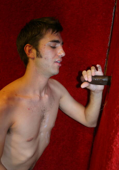 Ebony muscular Blackhawk and young Eliah in black on white anal sex