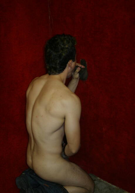 Gloryholes and Handjobs: Beefy Jack London and ebony beefcake Tyrese have a good oral sex