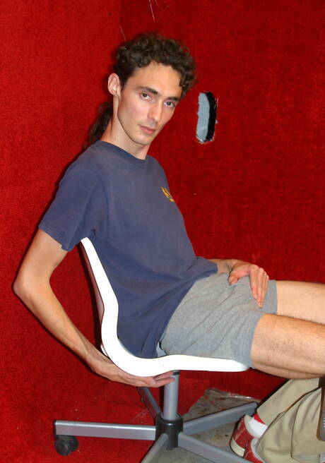 Latino bodybuilder Chris Dano and strongman Keith Evans have interracial anal sex