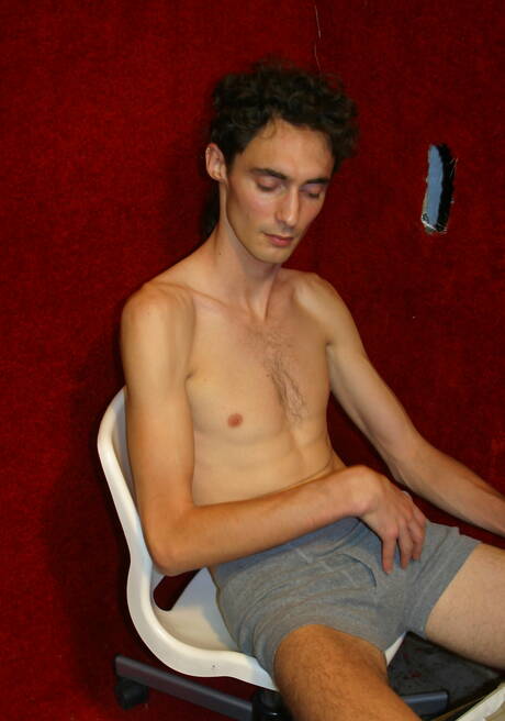 Latino bodybuilder Chris Dano and strongman Keith Evans have interracial anal sex