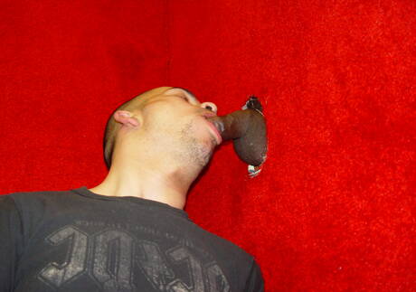 Husky guy David Madrid and ebony beefy Justyn Blayde fuck ass after interracial sucking