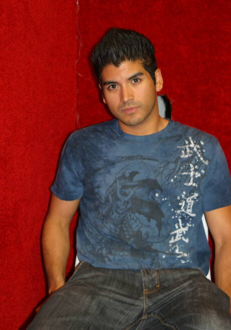 Latino muscular Chris Dano and beefcake Damien Young fuck ass after interracial sucking