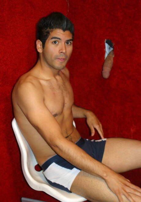 Latino muscular Chris Dano and beefcake Damien Young fuck ass after interracial sucking