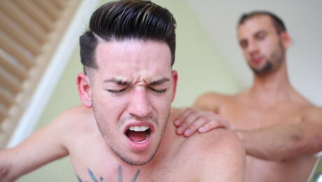 Sexy boy Antonio Paul and gorgeous guy Jeffery Jordan fuck after blowjob