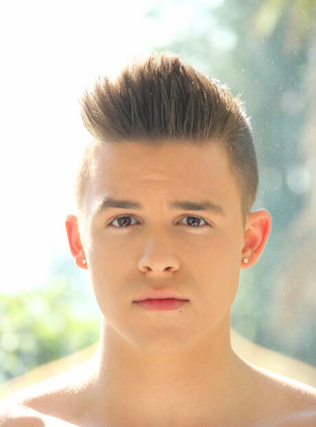 American young boy Andy Taylor and latin stud Jimmy Clay in hot anal sex outdoor