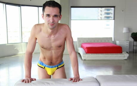 De gespierde Max Woods en de superster Logan Stone neuken na het zuigen van een pik