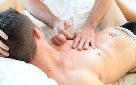 American well-built Colt Rivers fuck ass after sucking cock