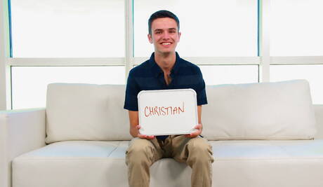 Young Christian James fuck ass after sucking cock