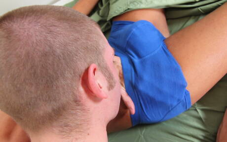 Husky guy Mathew Rodriguez fuck ass after blowjob