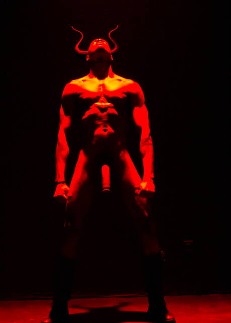 Johnny V and ebony beefy Derek Maxum in hot interracial ass fuck action