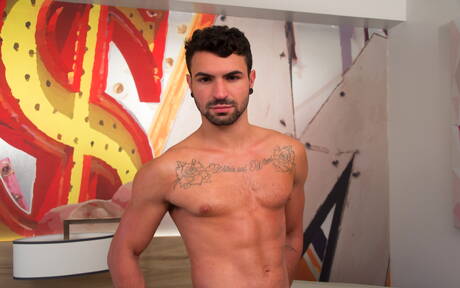 Der nette amerikanische Kerl Ian Greene und der Muskelprotz Pheonix Fellington haben guten Analsex