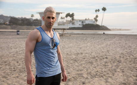 American superstud Markie More and  Sir Jet fuck ass after sucking cock on beach