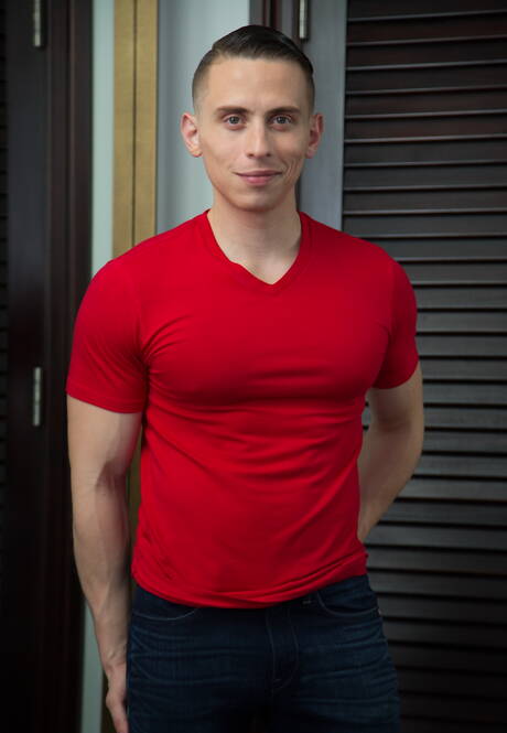 Der muskulöse Amerikaner Dante Martin und der Muskelprotz Cameron Dalile beim harten Analsex