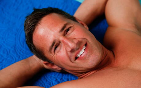 Latin hunk Dean Phoenix and english husky guy Gabriel Cross in hot homosexual action