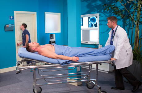 Shameless boys Johnny Ryder, Hans Berlin and Dylan Knight have 3some anal sex