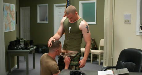 American bull Brandon Bangs and beefcake Jackson Lawless make a love