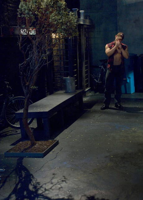 Hungarian hairy bear Arpad Miklos and american hot bear Craig Reynolds have a good anal sex outside