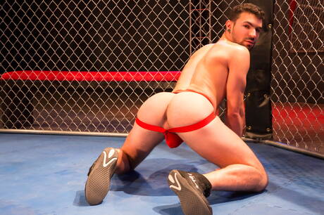 De knappe Amerikaanse vrienden Ryan Rose en de gespierde Ian Greene hebben een hete koppelscène