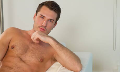 French superstud Theo Ford and american tough guy Brenner Bolton fuck after blowjob