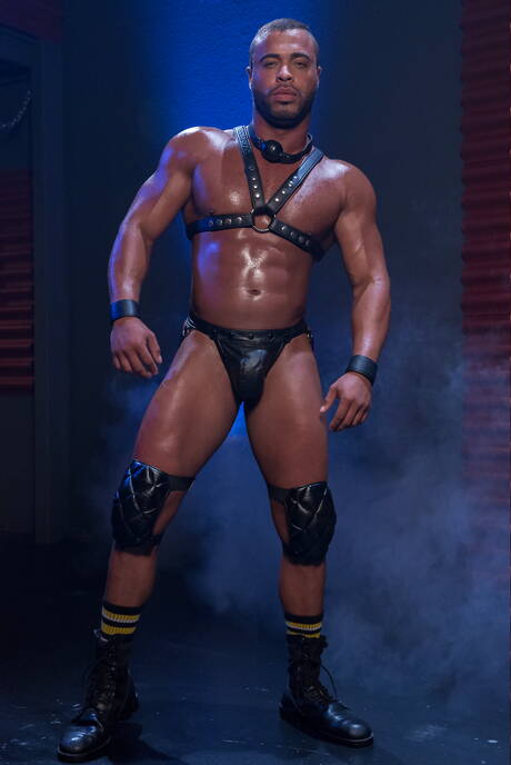 Black superstud Micah Brandt and  Jordan make an interracial love