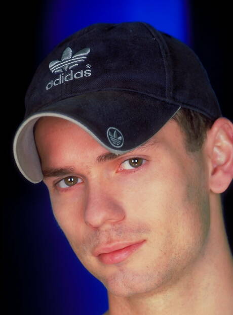 American beefcake Owen Hawk undressing and showing tight butt