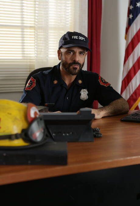 Hot american boys hunk Armond Rizzo and hairy stud Adam Russo posing naked and showing butt