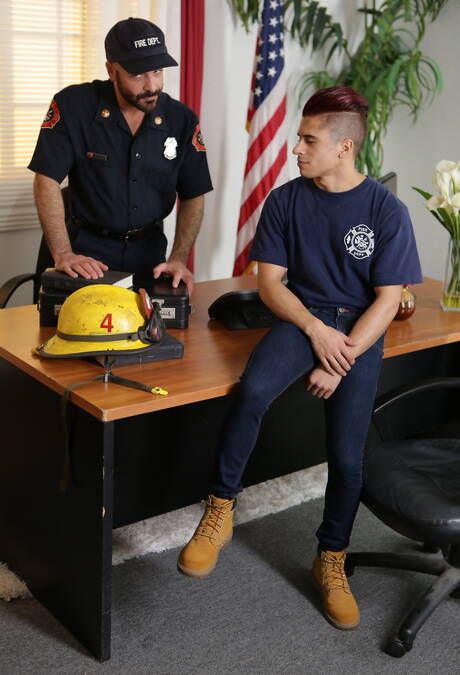 Hot american boys hunk Armond Rizzo and hairy stud Adam Russo posing naked and showing butt