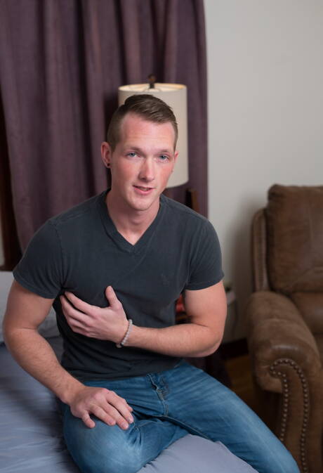 Nice american guys well-built Jackson Cooper and stud Rodney Steele undressing and showing nice butt