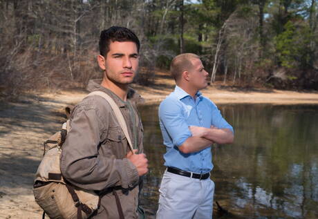 Il duro americano Brandon Wilde e il robusto russo Vadim Black posano nudi all