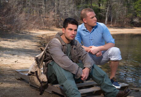 Il duro americano Brandon Wilde e il robusto russo Vadim Black posano nudi all