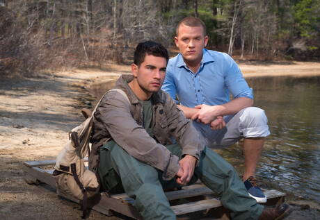 Il duro americano Brandon Wilde e il robusto russo Vadim Black posano nudi all