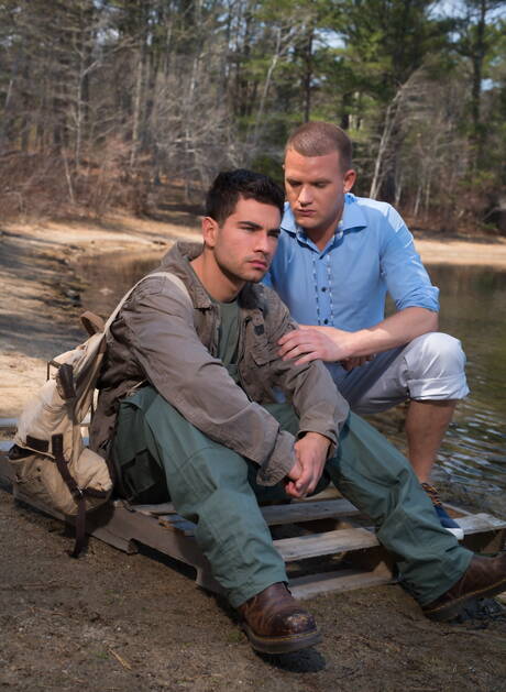 Il duro americano Brandon Wilde e il robusto russo Vadim Black posano nudi all